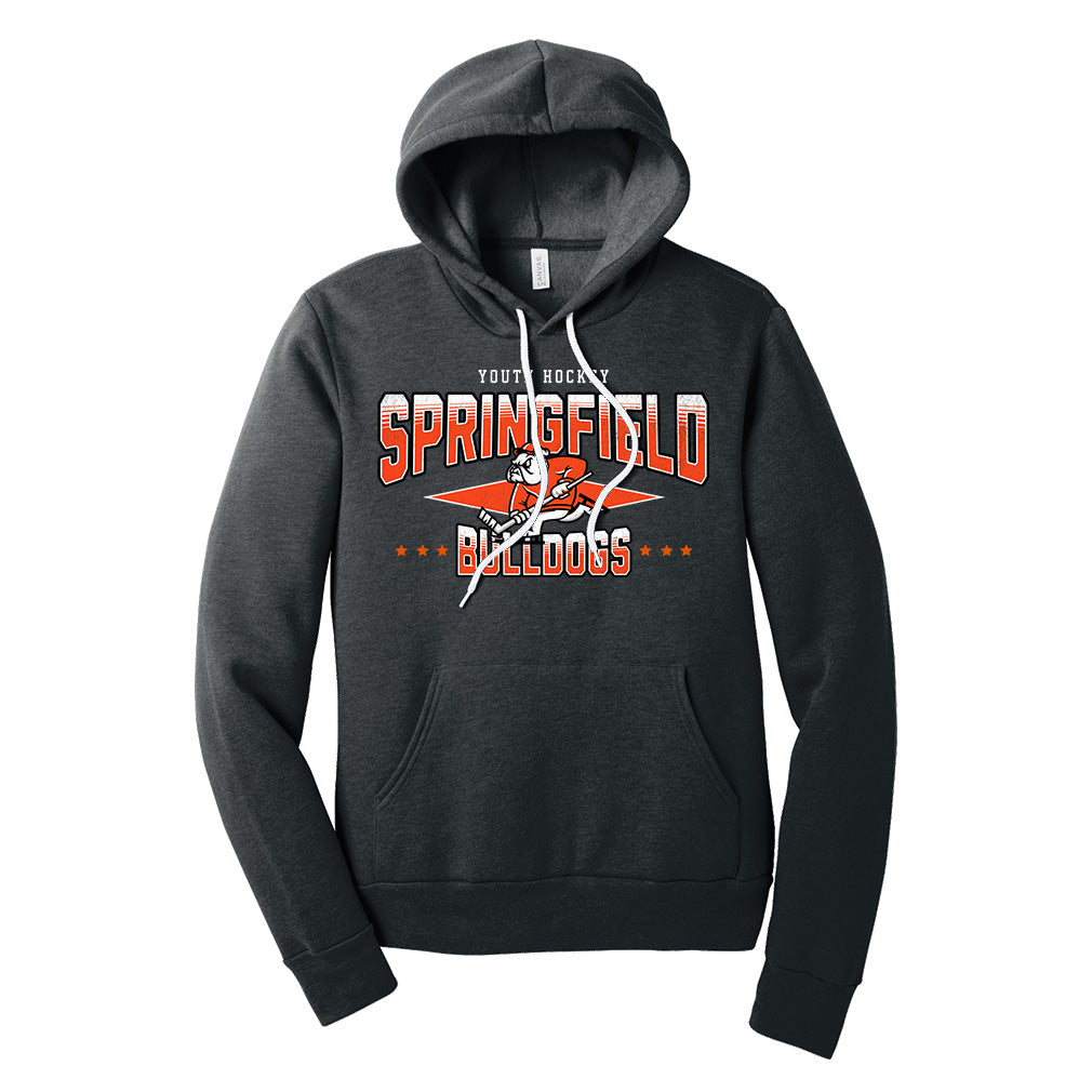 Springfield Bulldogs - BELLA+CANVAS Unisex Sponge Fleece Pullover Hoodie