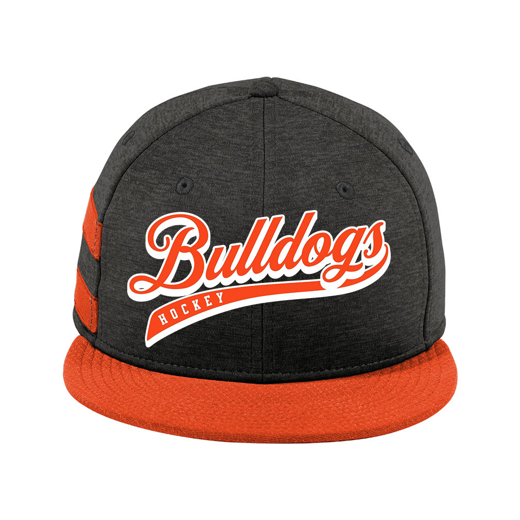 Springfield Bulldogs - New Era Shadow Heather Striped Flat Bill Snapback Cap
